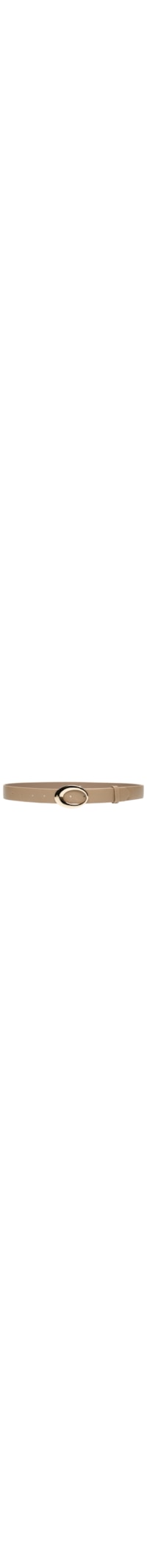 Cinto Feminino Couro Dourado - Bege