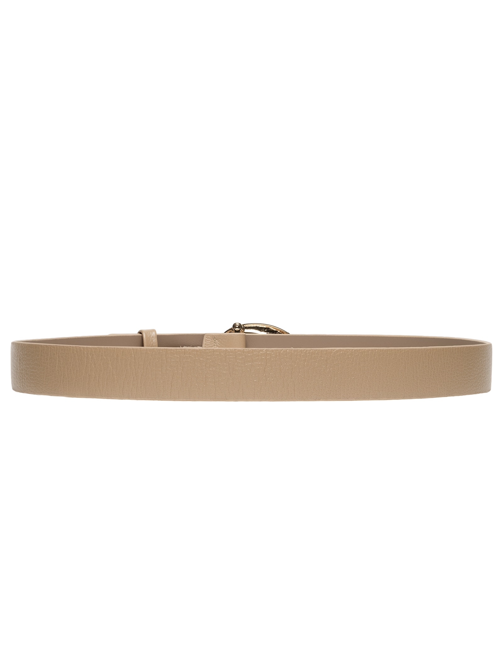 Cinto Feminino Couro Dourado Bege Market 33