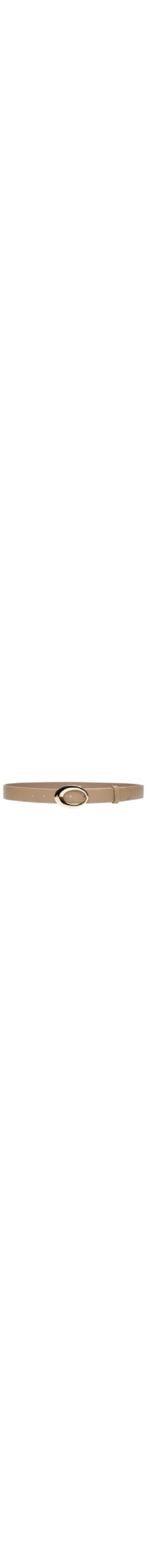 Cinto Feminino Couro Dourado - Bege