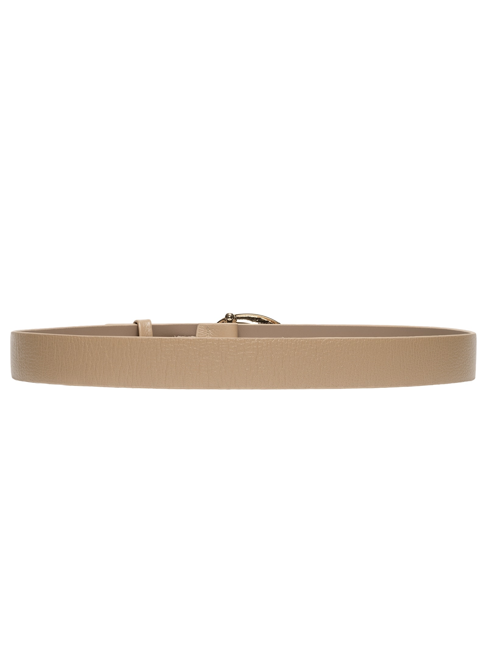 Cinto Feminino Couro Dourado Bege Market 33