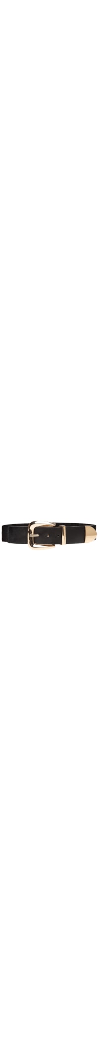 Cinto Feminino Couro Elástico - Preto