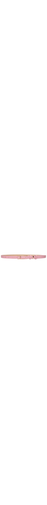 Cinto Feminino Couro Fino Com Fivela Retangular - Rosa