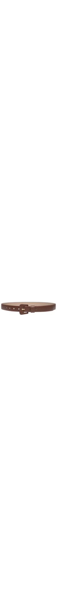 Cinto Feminino Couro Fivela Encapada - Marrom