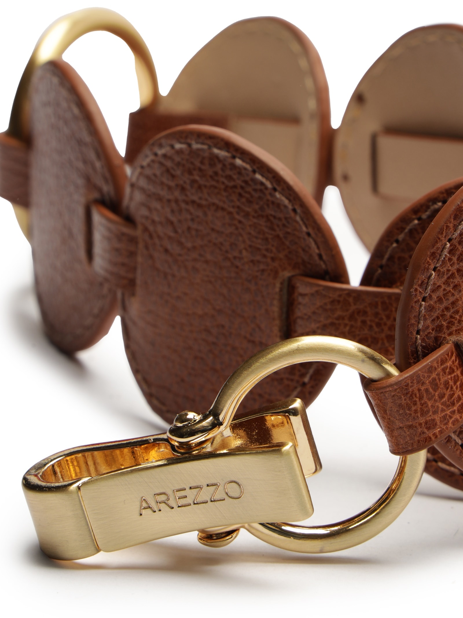 Cinto Feminino Couro Marrom Arezzo
