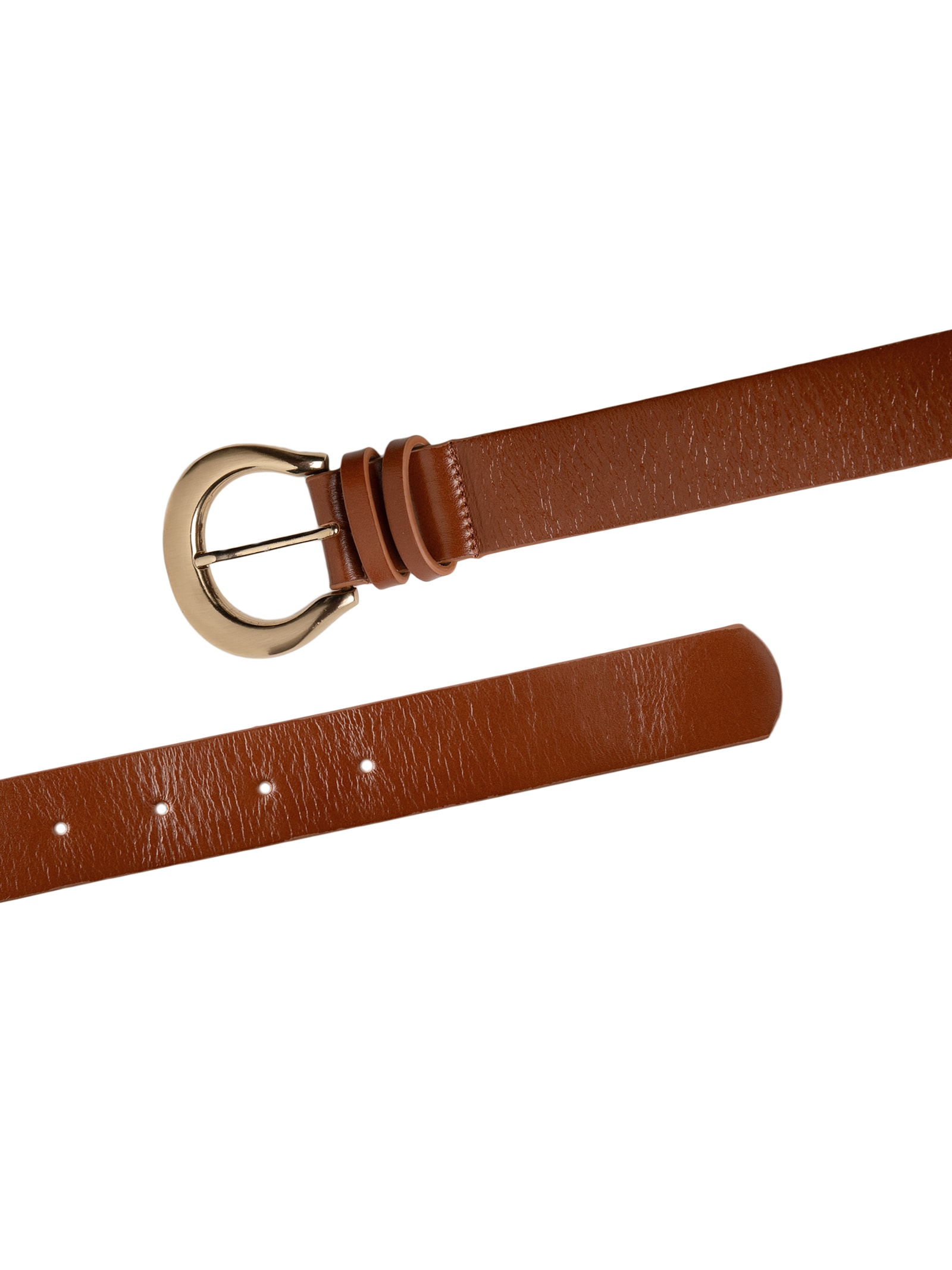 Cinto Feminino Couro Marrom Basiq