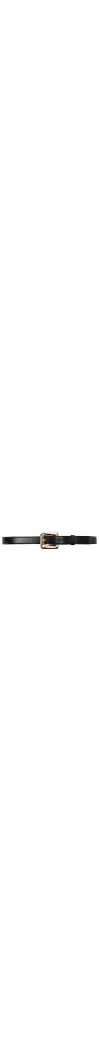 Cinto Feminino Couro Médio Maxi Fivela - Preto