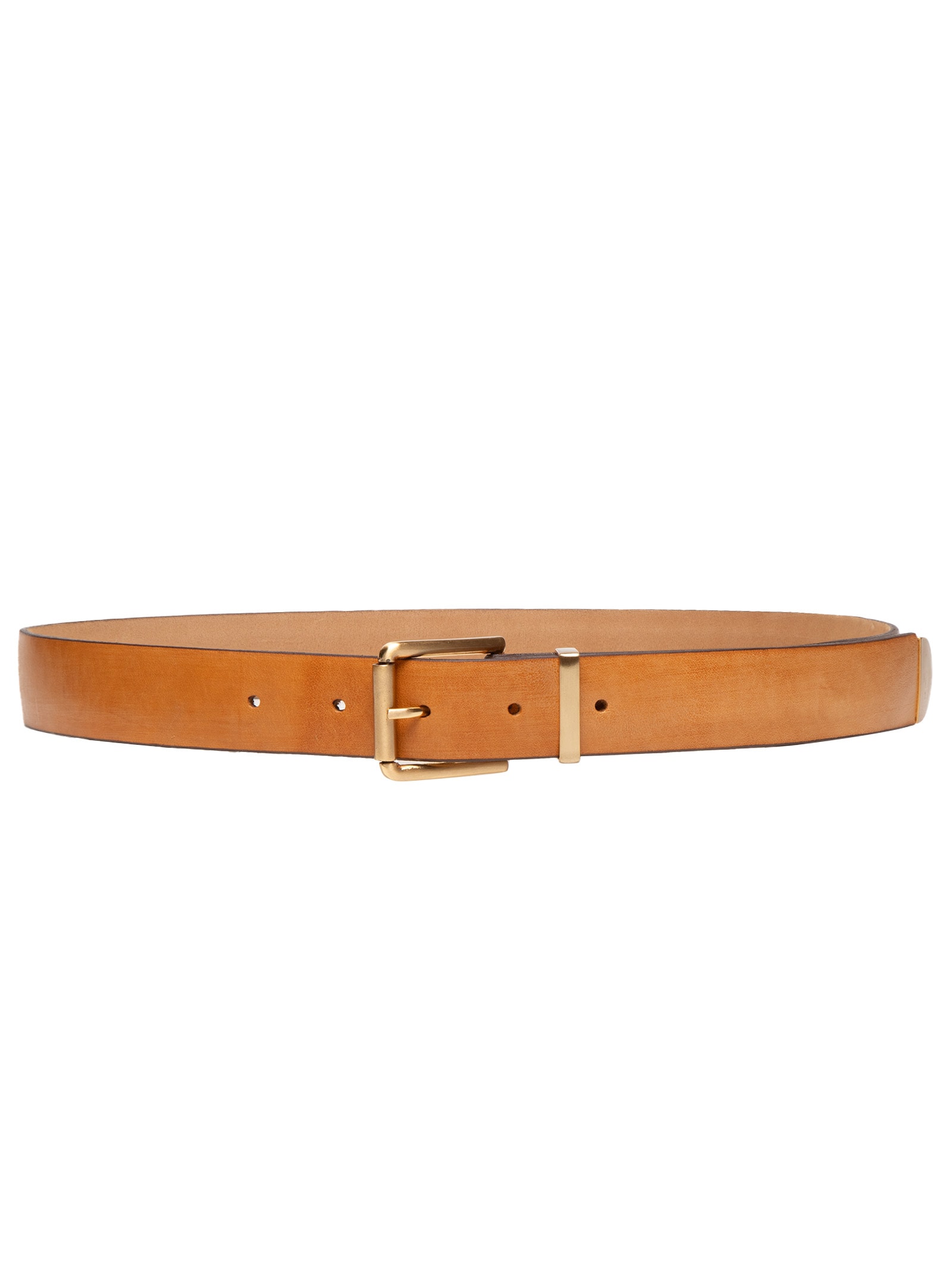 Cinto Feminino De Couro Fivela Bold Marrom Animale
