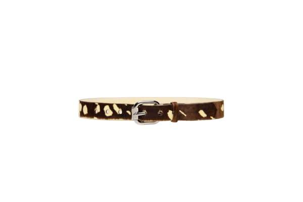 Cinto Feminino De Couro Hiper Bold Fur - Marrom