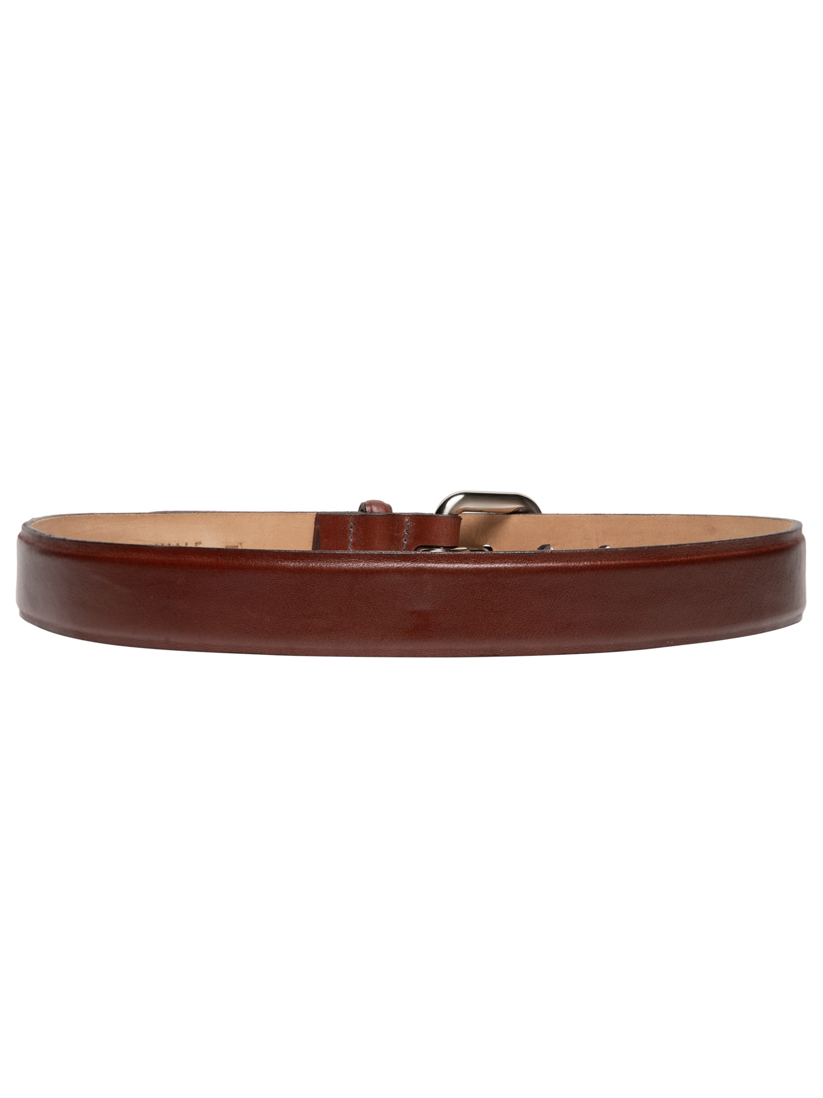 Cinto Feminino De Couro Hiper Bold Marrom Animale