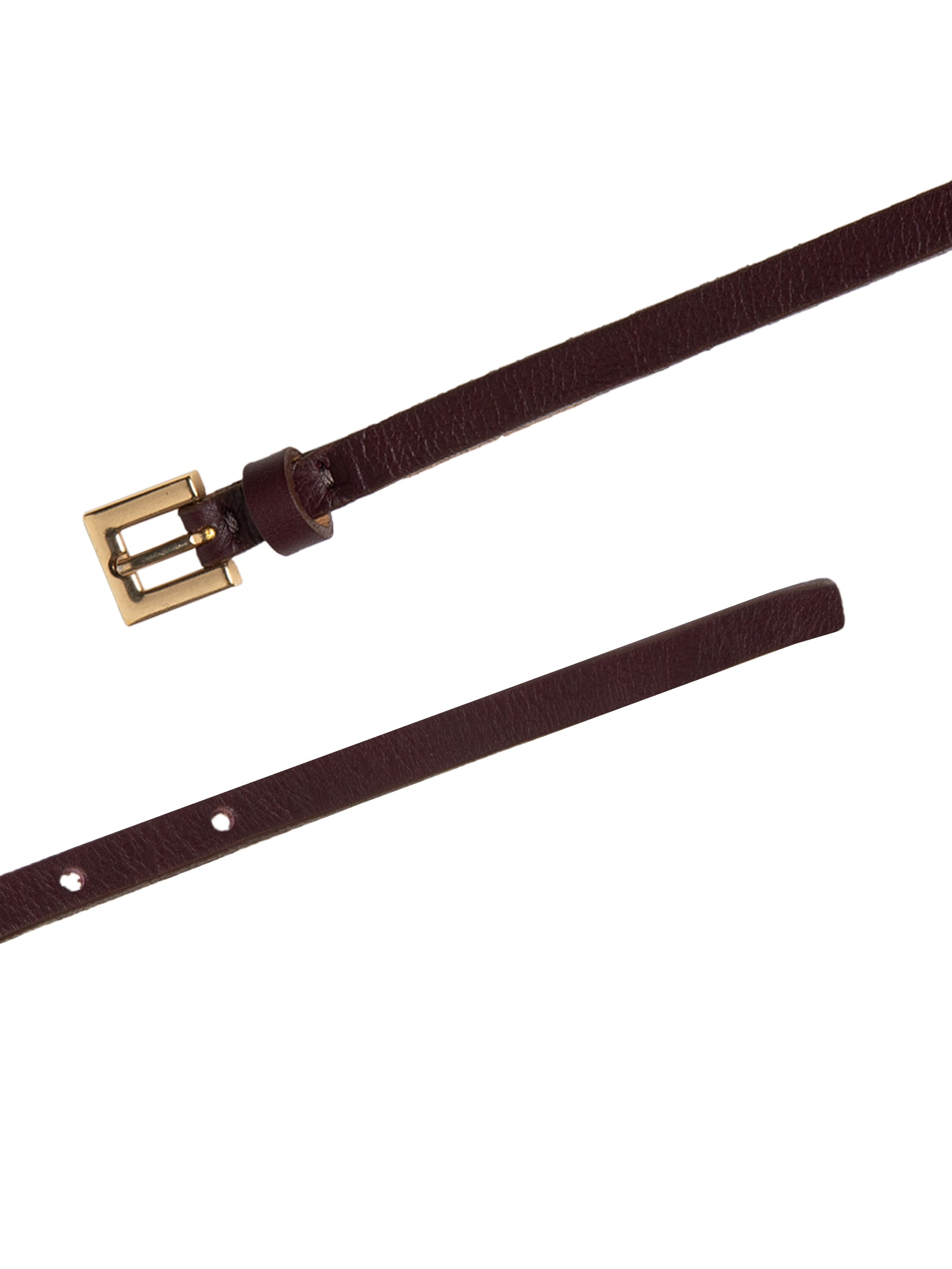 Cinto Feminino De Couro Longo Vermelho Animale