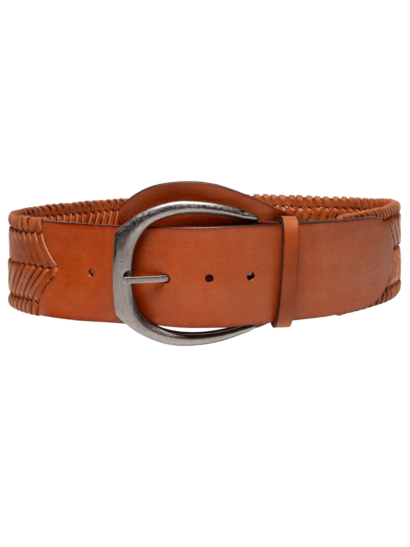 Cinto Feminino de Couro Maxi Tresset Marrom Animale