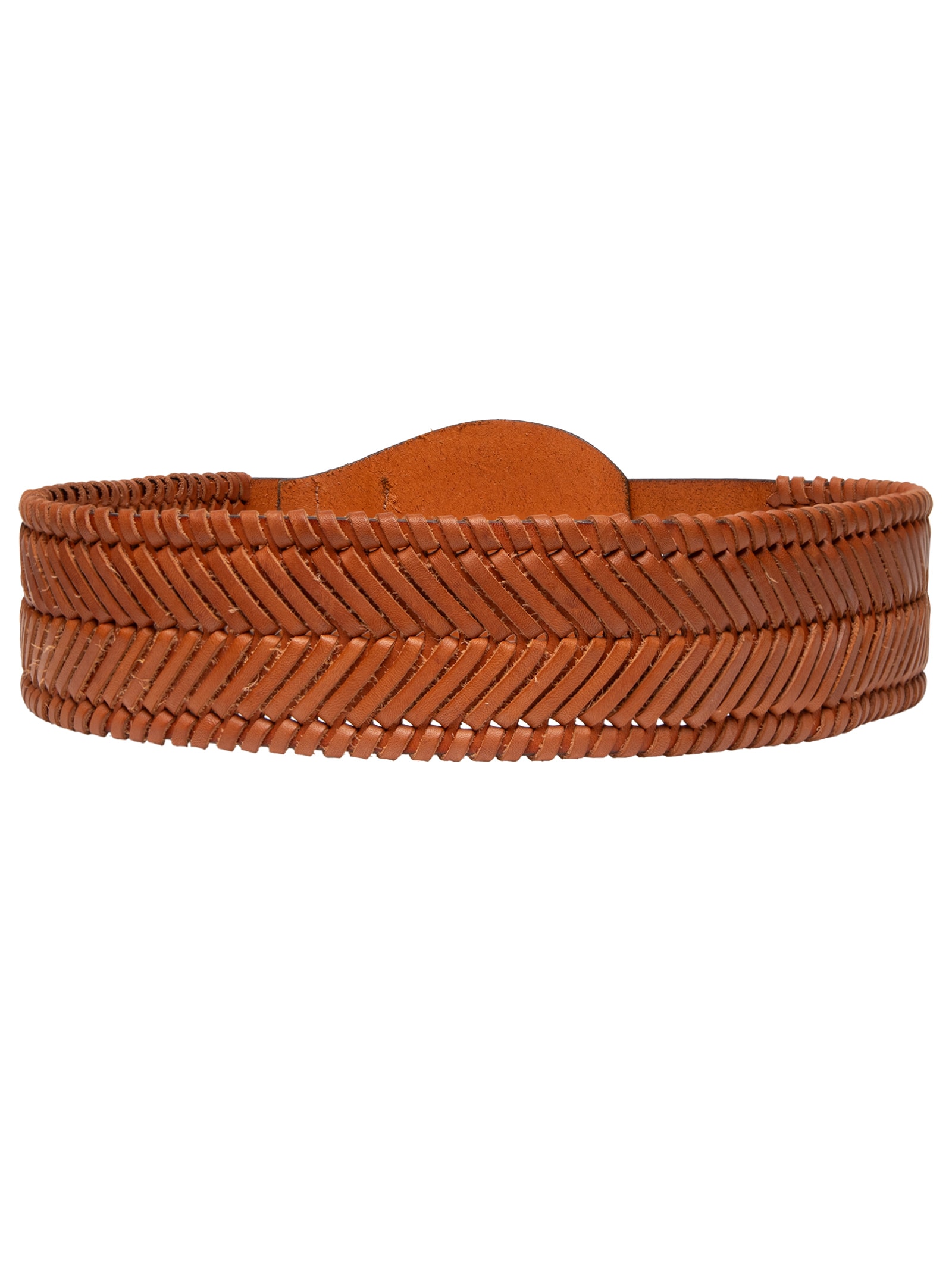 Cinto Feminino de Couro Maxi Tresset Marrom Animale