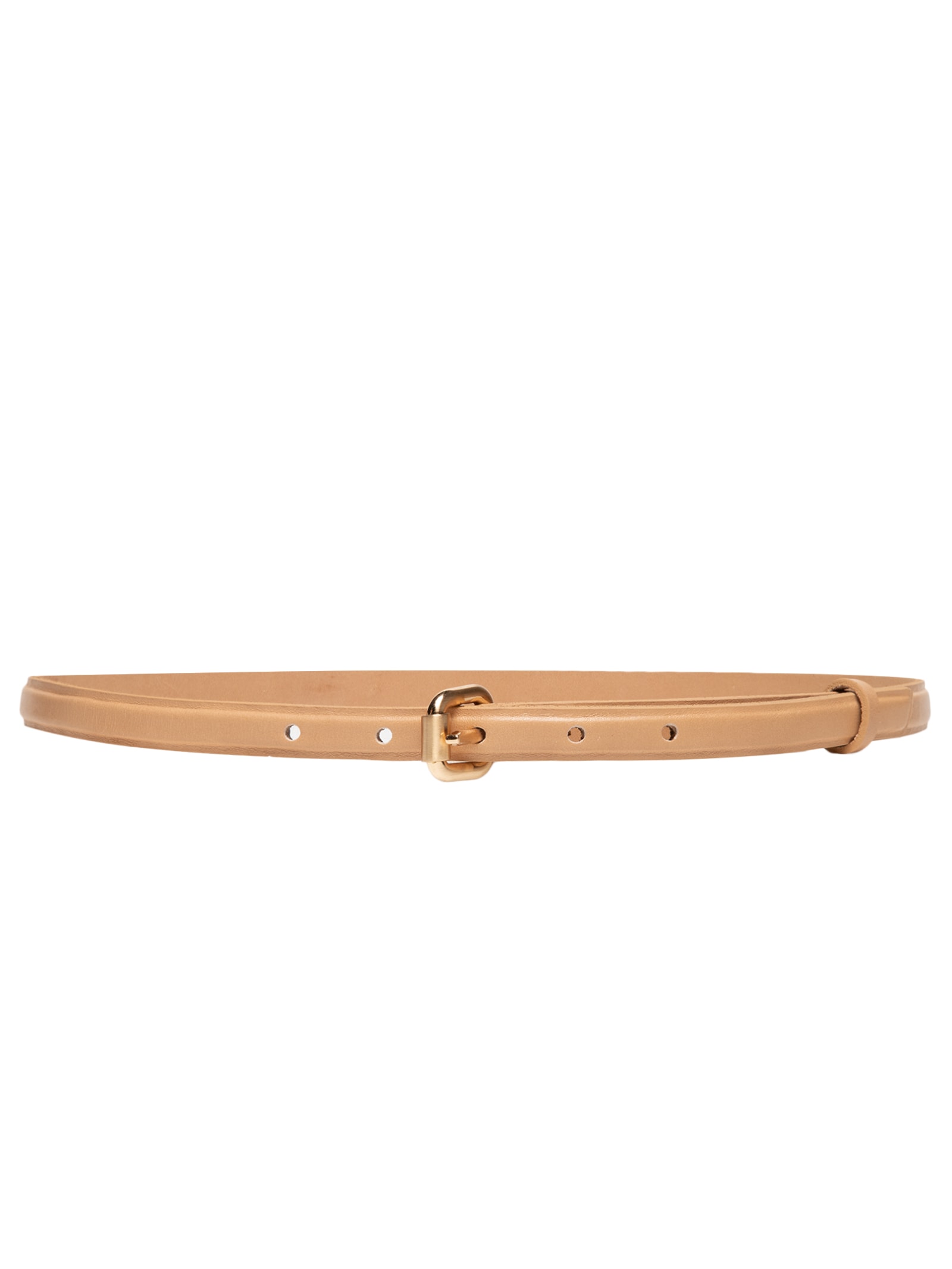 Cinto Feminino De Couro Mini Bold Bege Animale