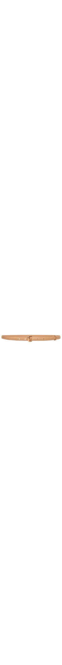 Cinto Feminino De Couro Mini Bold - Bege