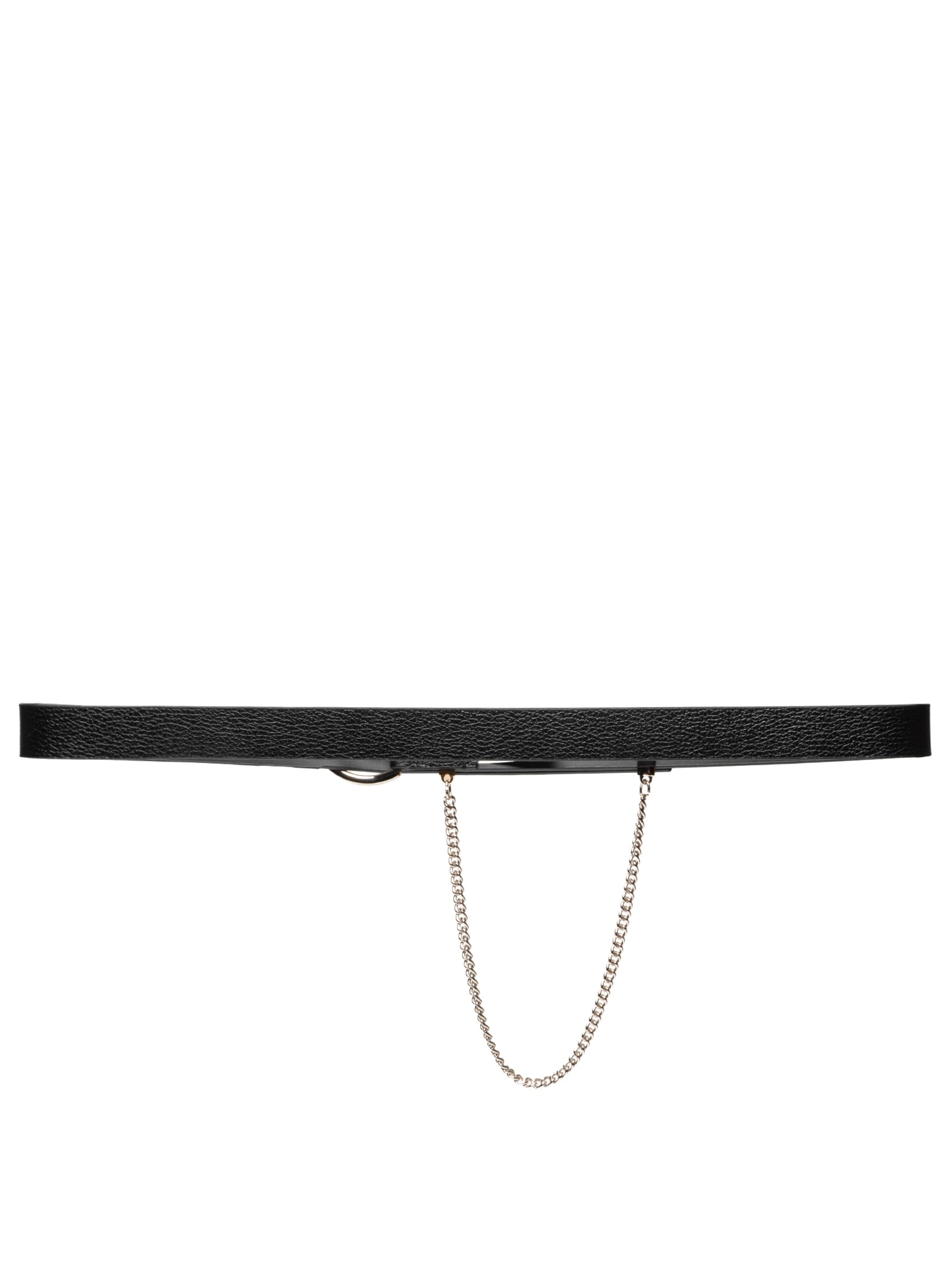 Cinto Feminino Detalhe Corrente Viena Preto Luiza Barcelos