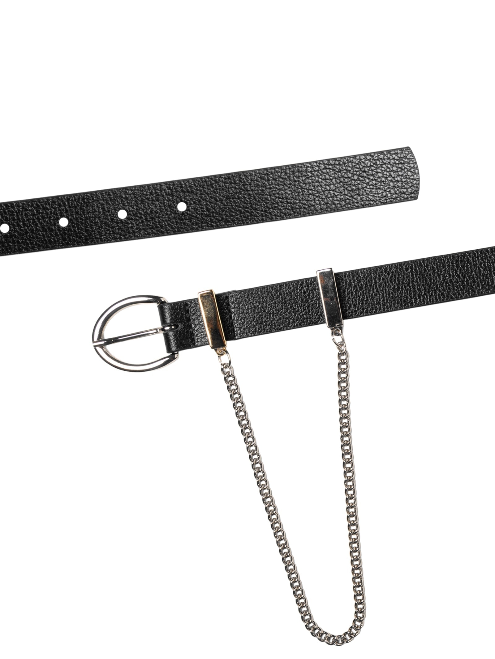 Cinto Feminino Detalhe Corrente Viena Preto Luiza Barcelos