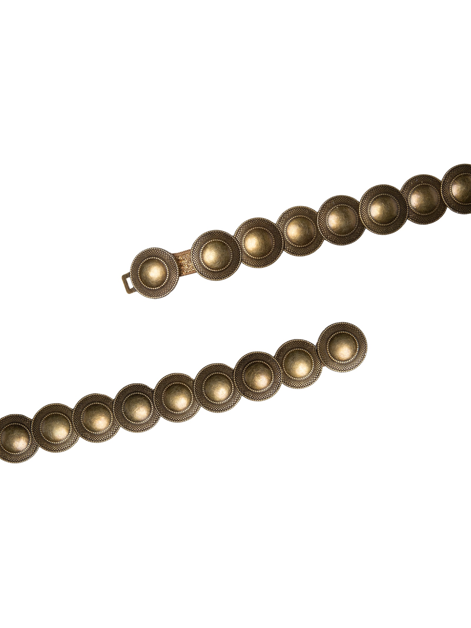 Cinto Feminino Elástico de Medalhas Marrom Maria Filó