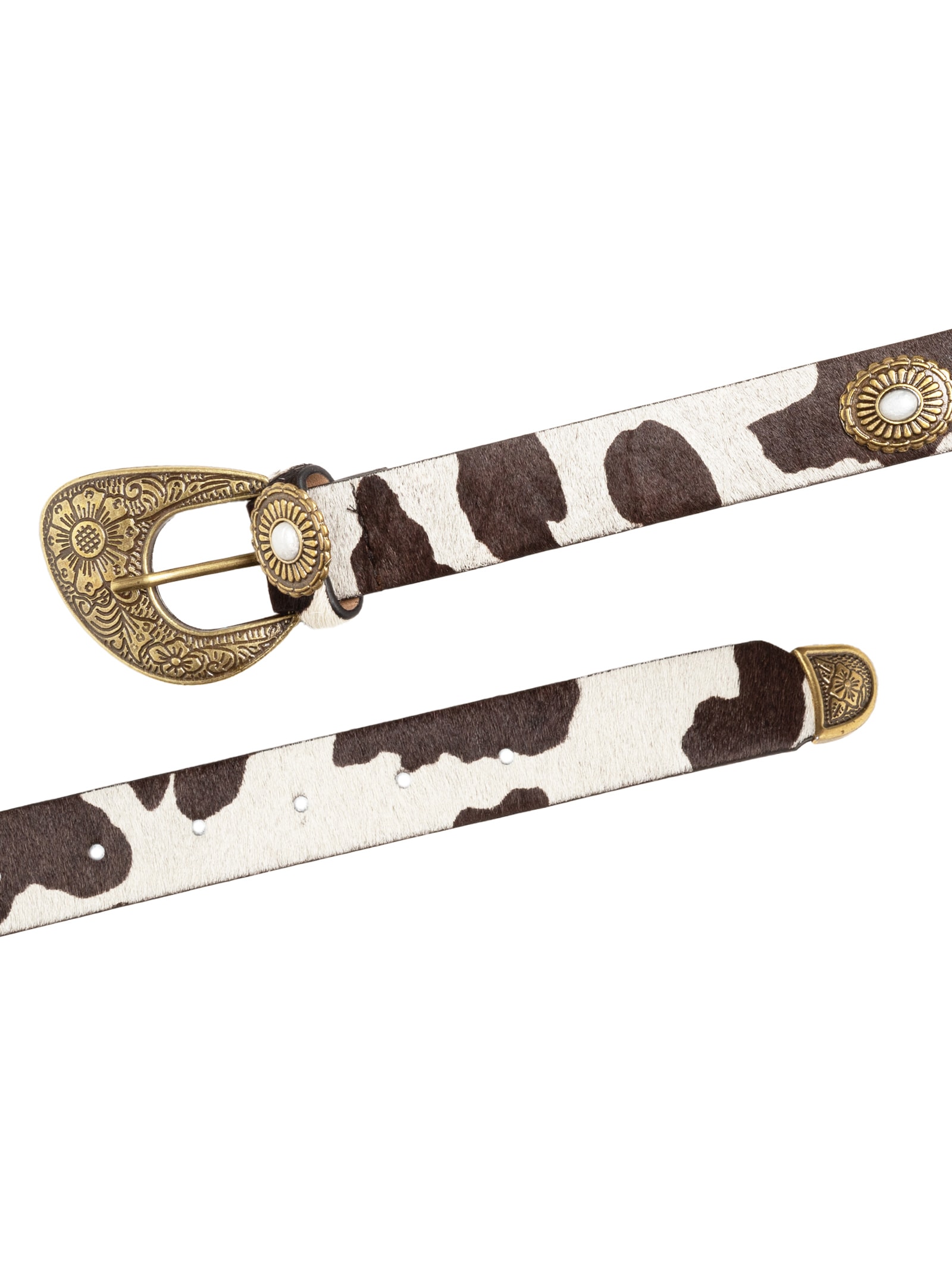 Cinto Feminino Em Couro Animal Print Market 33