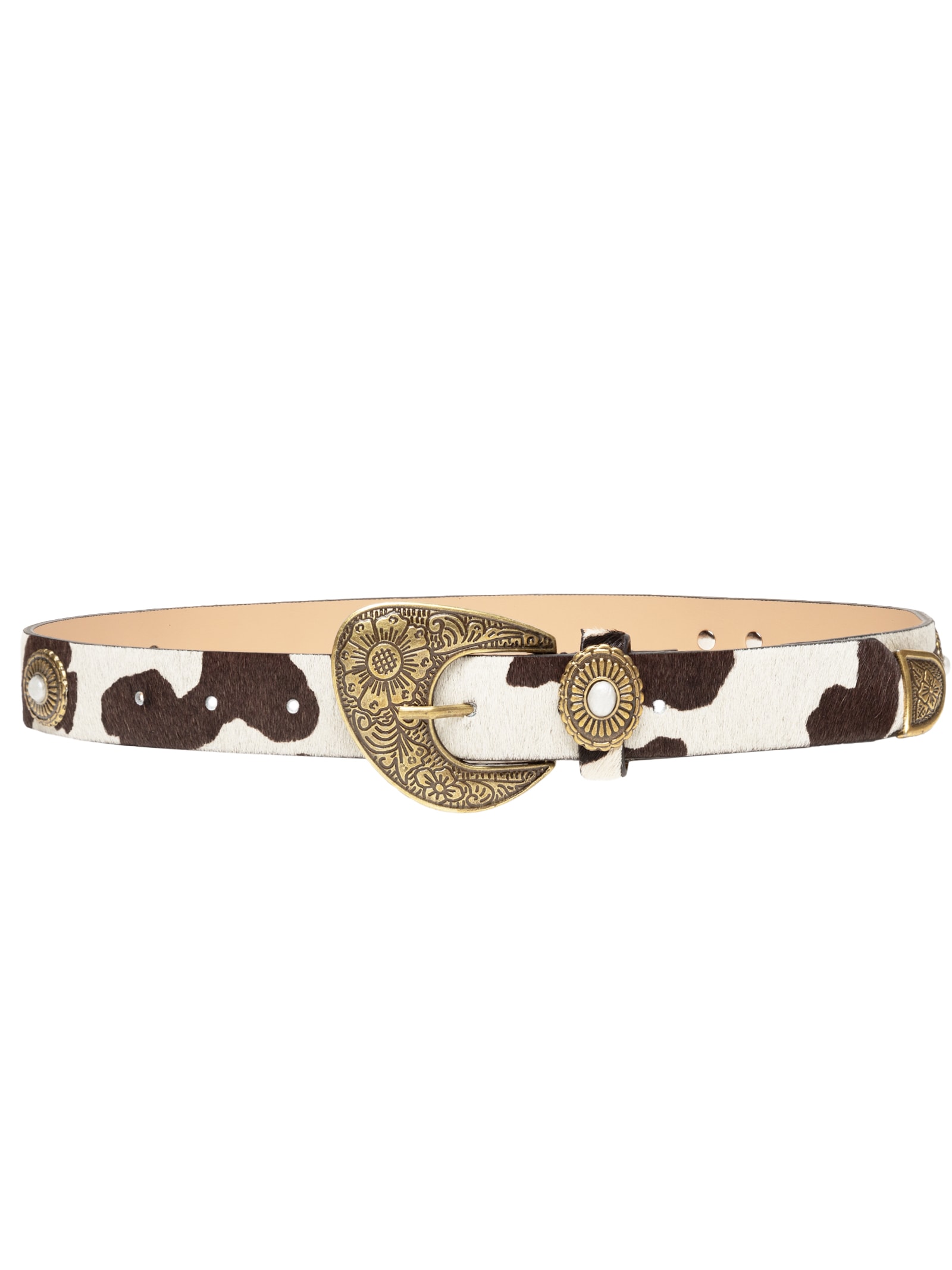 Cinto Feminino Em Couro Animal Print Market 33