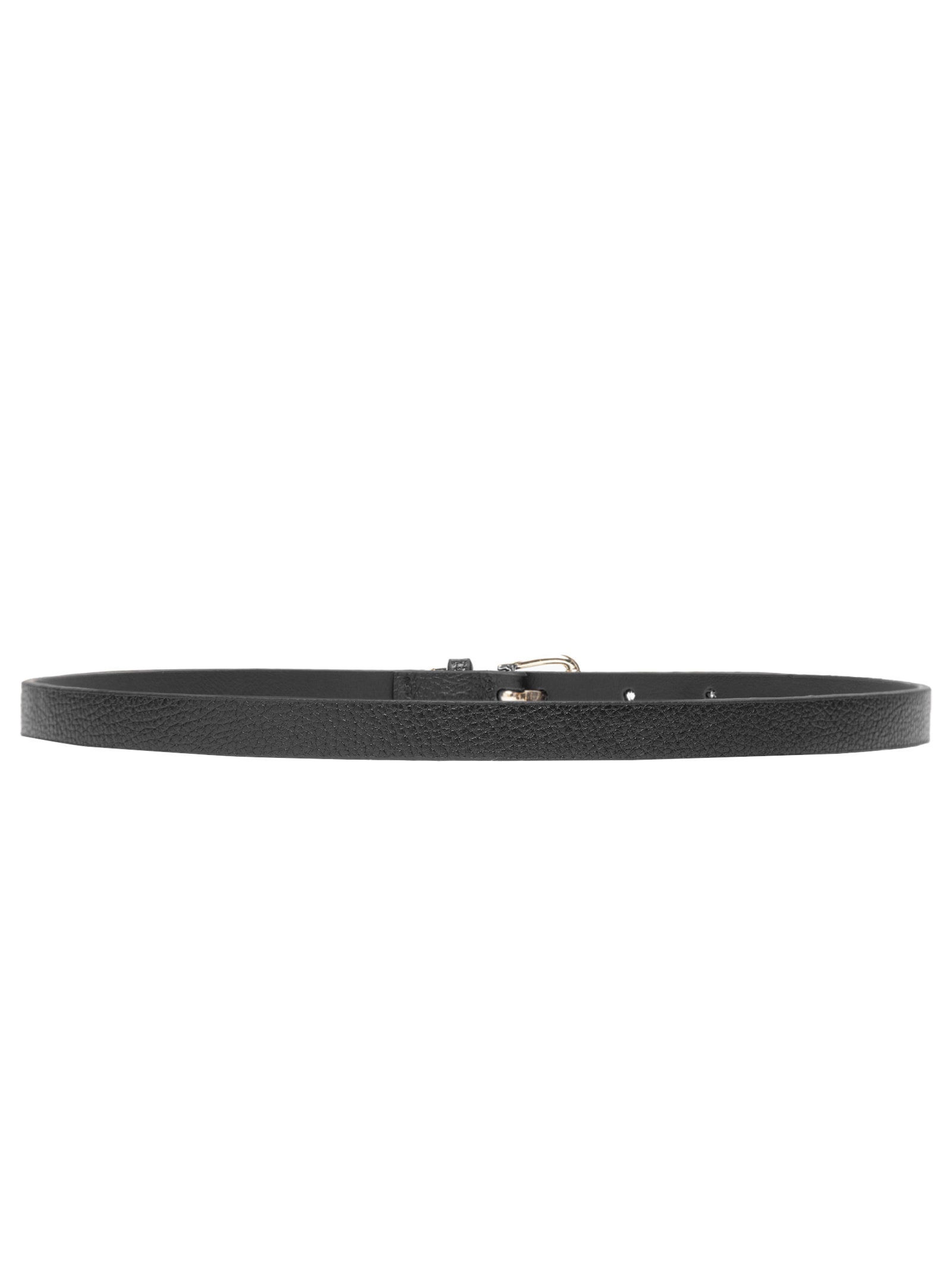 Cinto Feminino em Couro com Fivela Dourada Preto Market 33