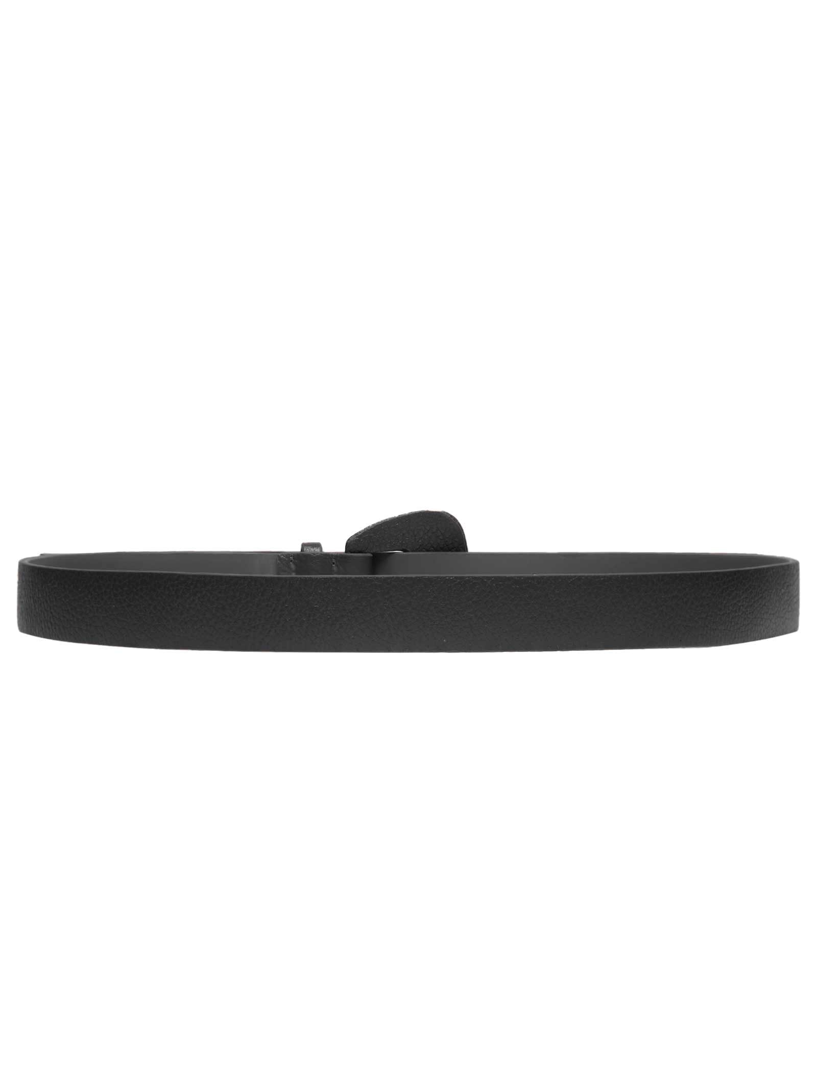Cinto Feminino Em Couro Com Fivela Encapada Preto Market 33