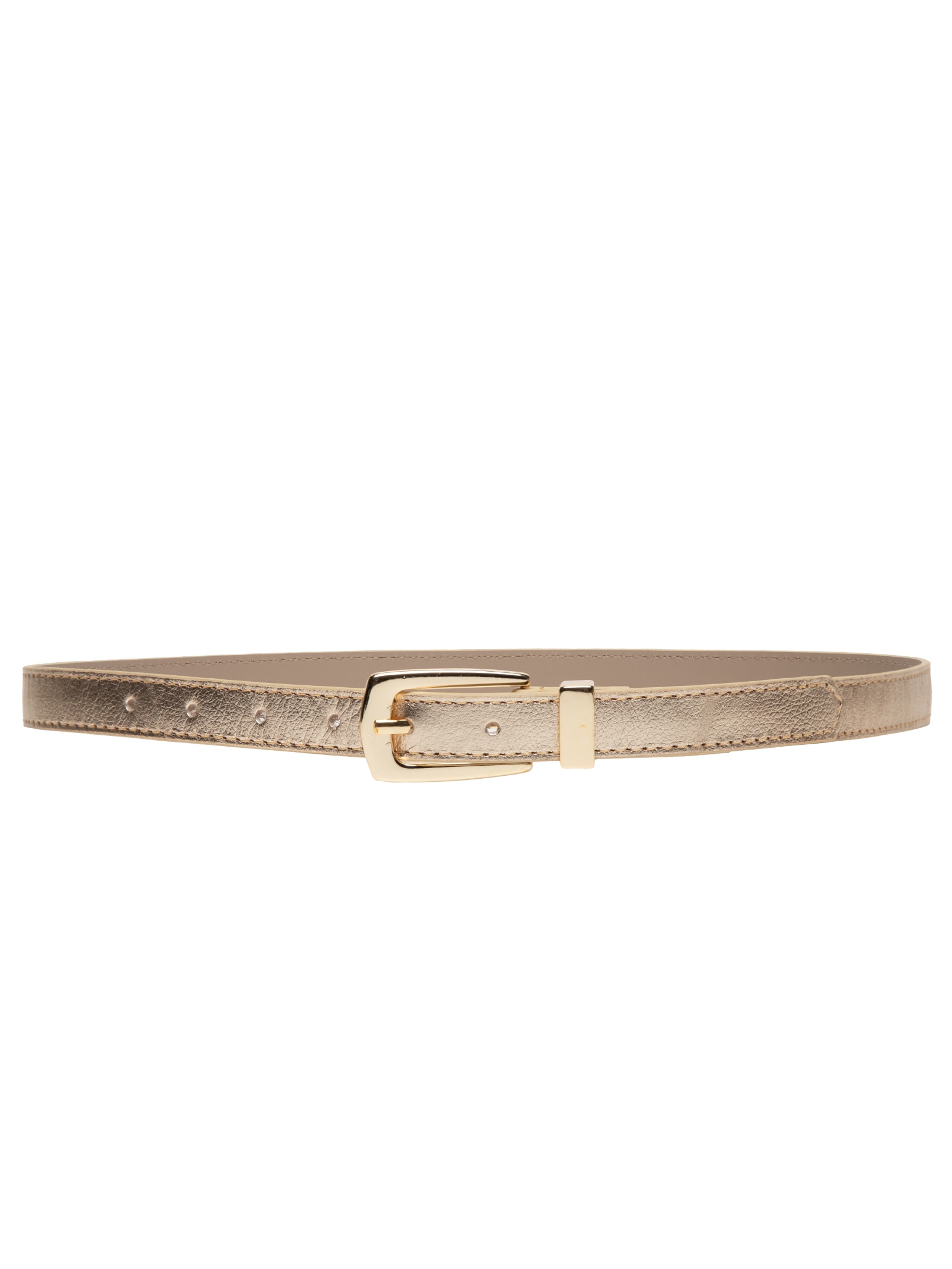 Cinto Feminino Em Couro Com Fivela Ouro Velho Dourado Market 33
