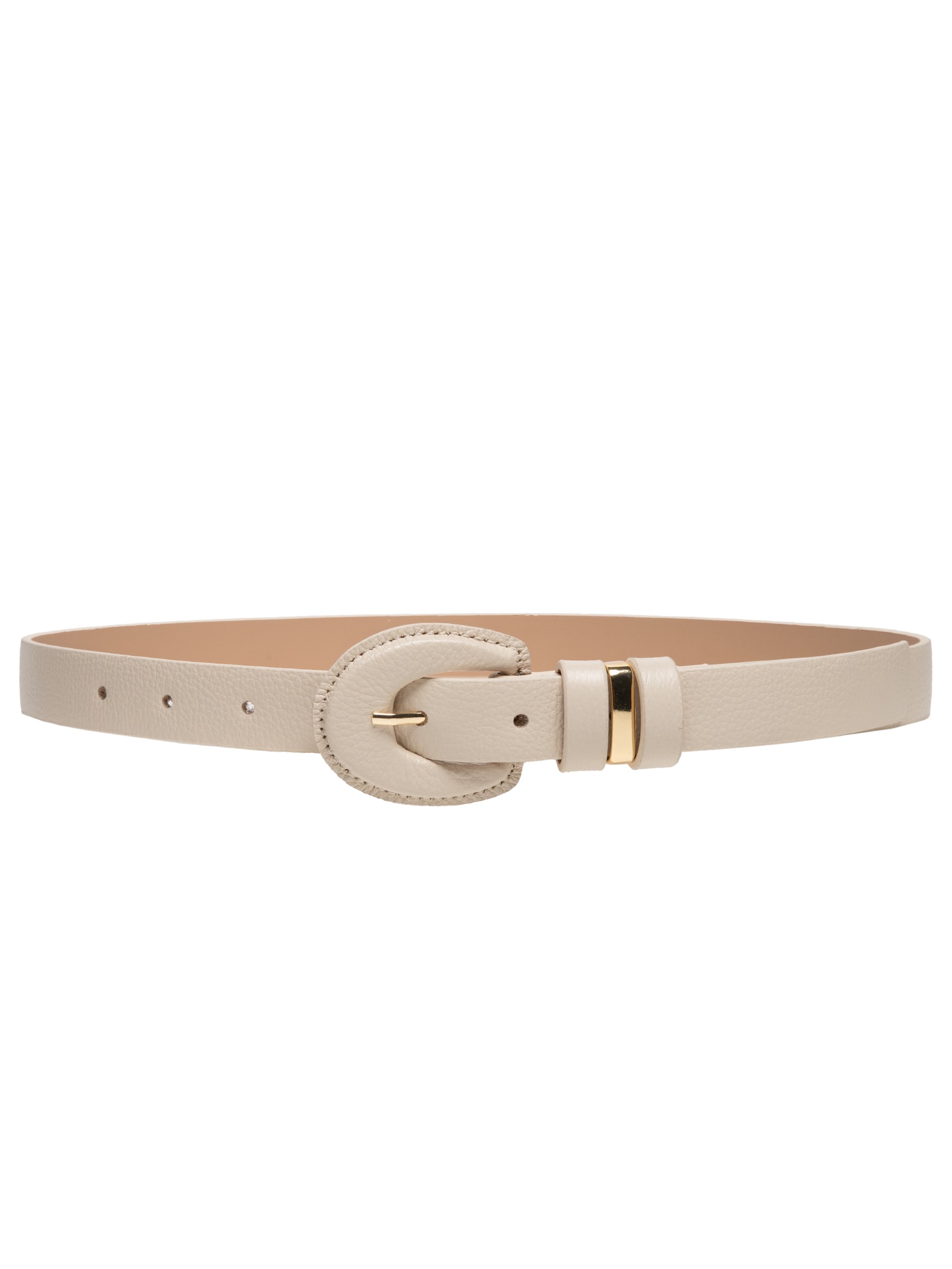 Cinto Feminino Em Couro Com Fivela Oval Encapada Off White Market 33