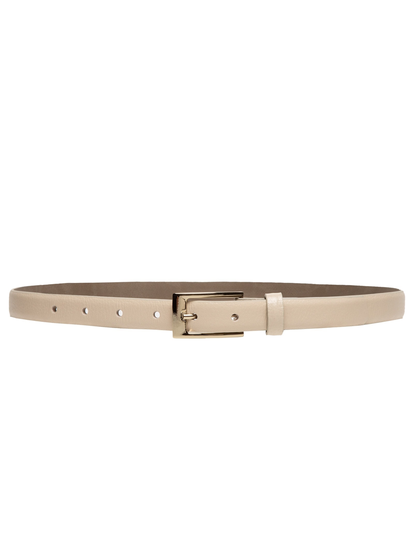 Cinto Feminino Em Couro Com Fivela Quadrada Off White Basiq