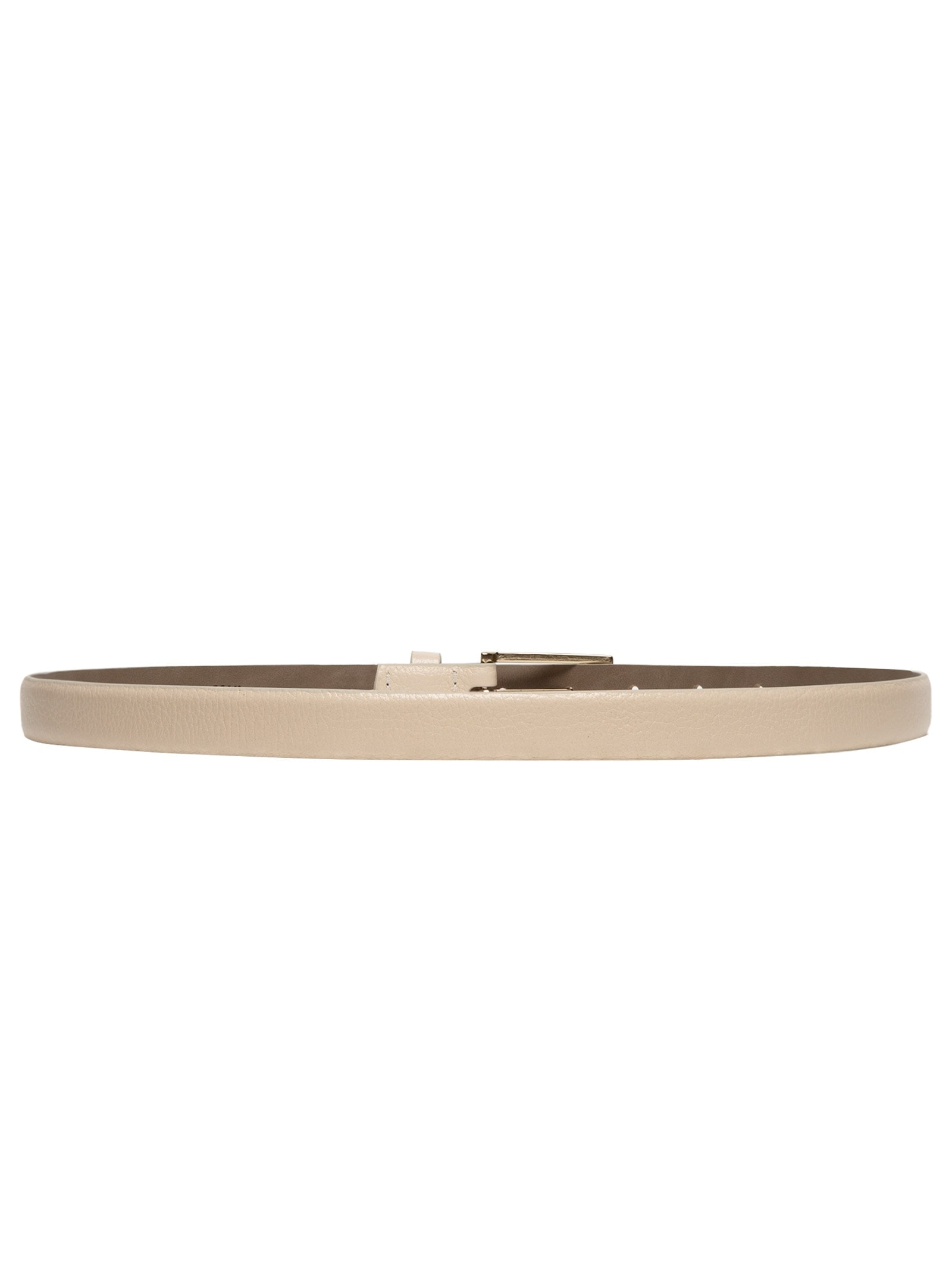 Cinto Feminino Em Couro Com Fivela Quadrada Off White Basiq