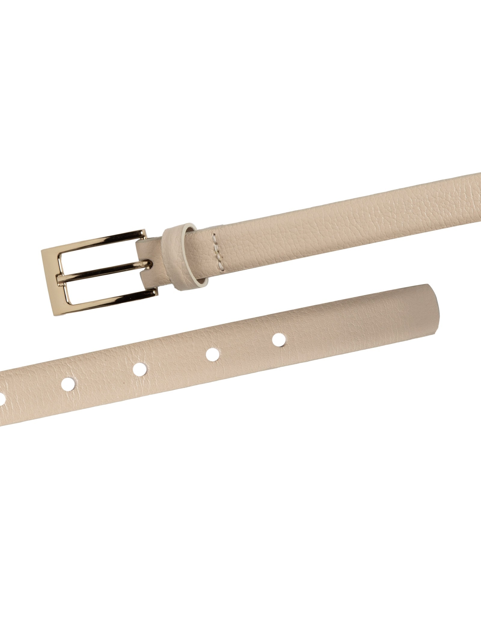 Cinto Feminino Em Couro Com Fivela Quadrada Off White Basiq
