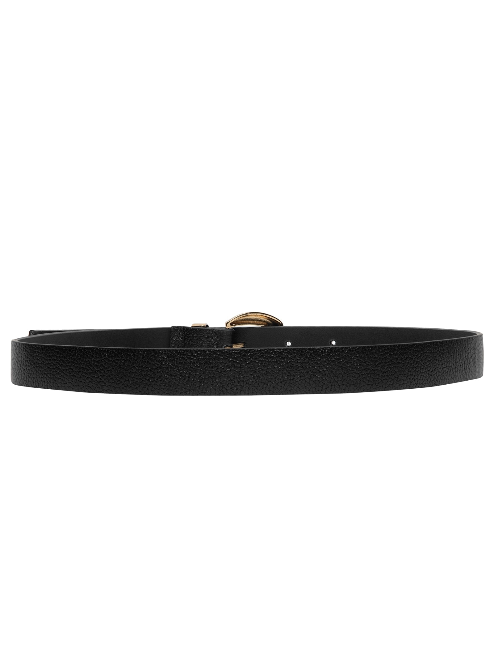 Cinto Feminino Em Couro Com Fivela Quadrada Preto Market 33