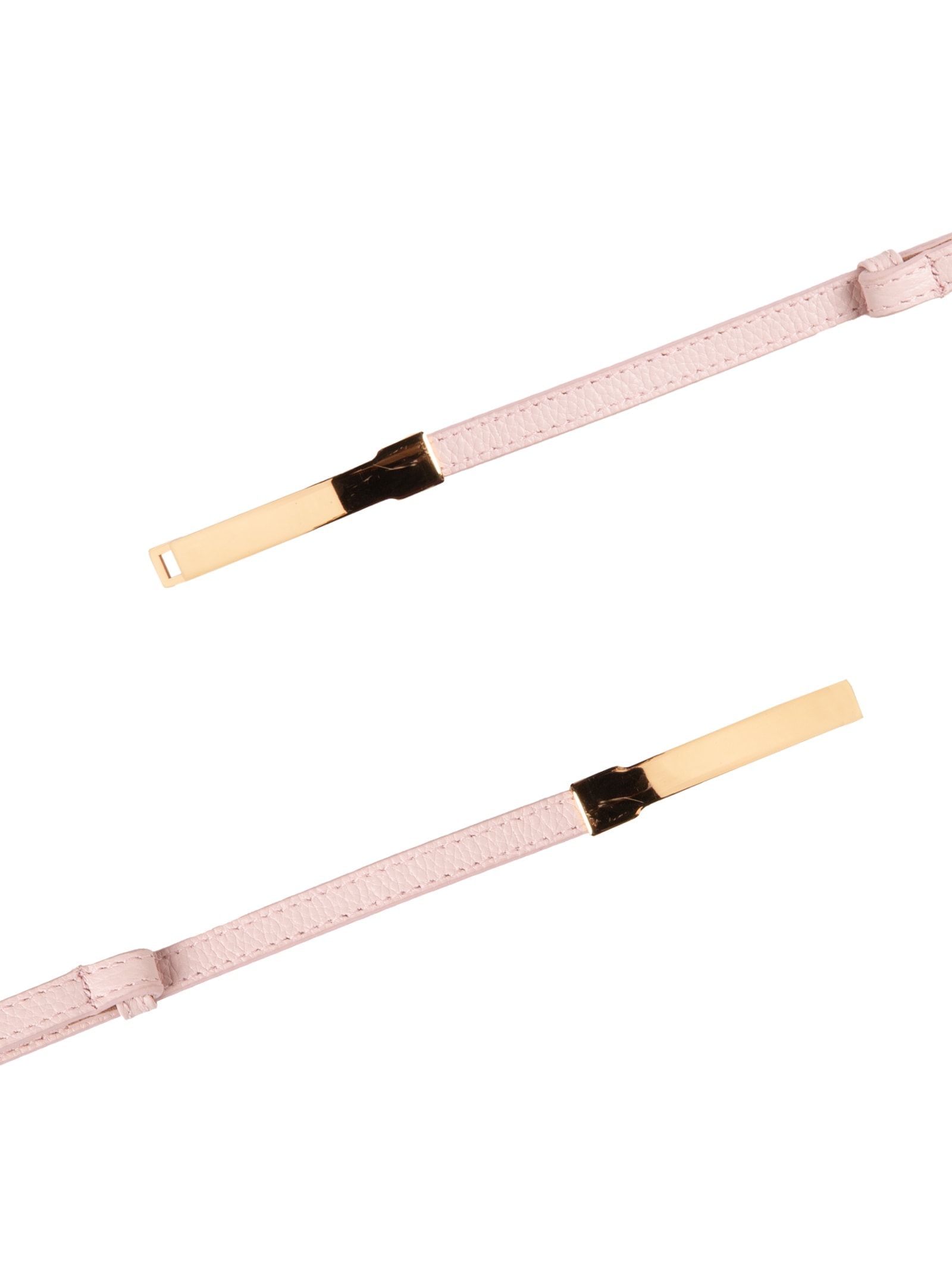 Cinto Feminino Em Couro Com Fivela Retangular Rosa Market 33