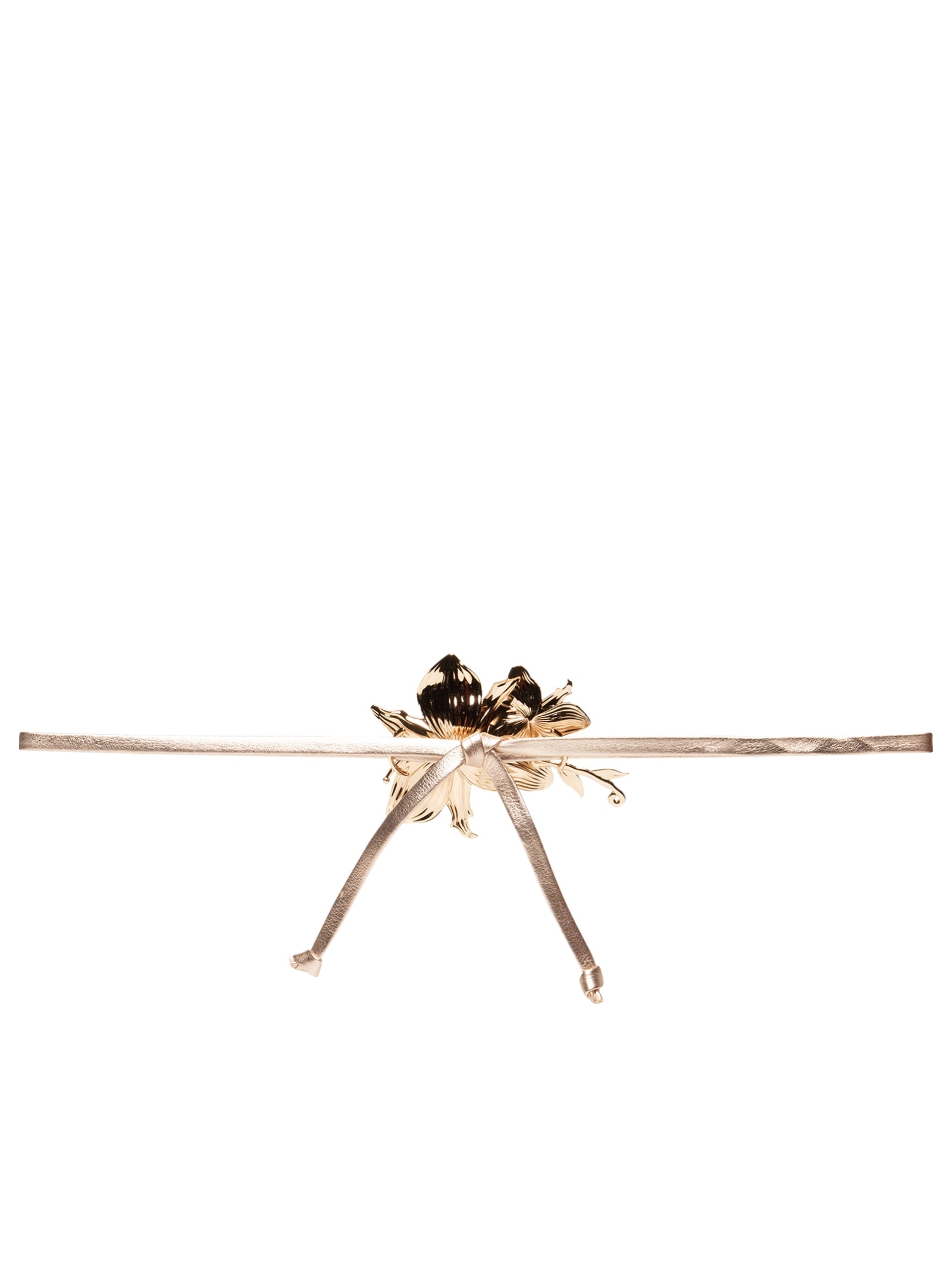 CInto Feminino Em Couro Com Lírio Em Metal Dourado Market 33