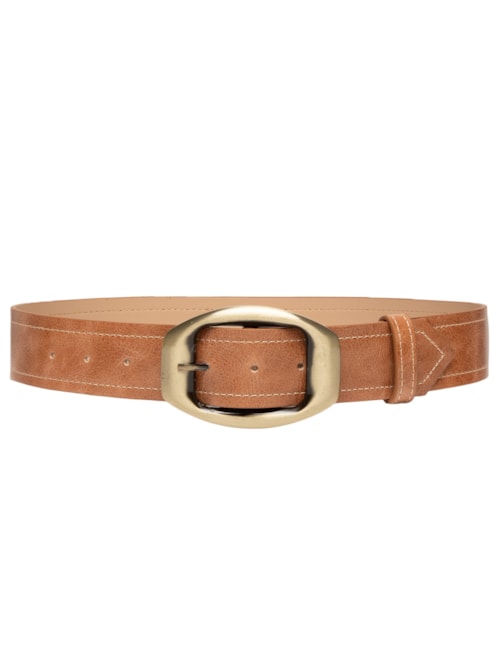 Cinto Feminino em Couro – Marrom