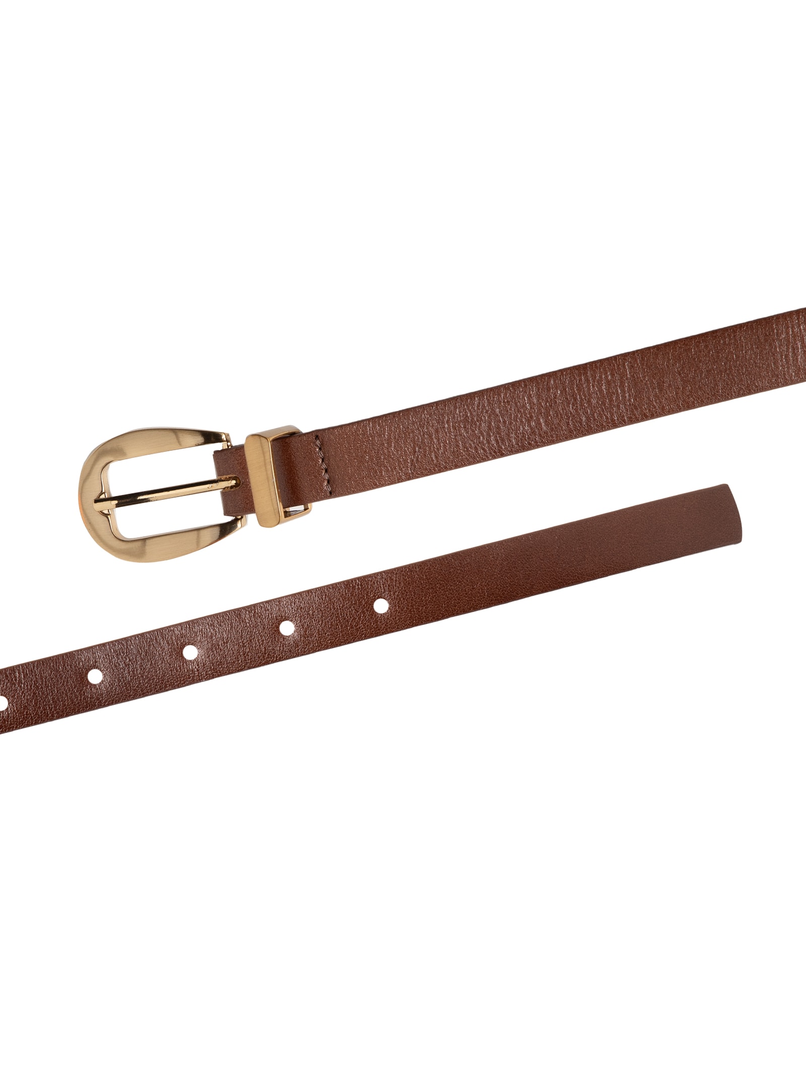 Cinto Feminino Em Couro Marrom Market 33