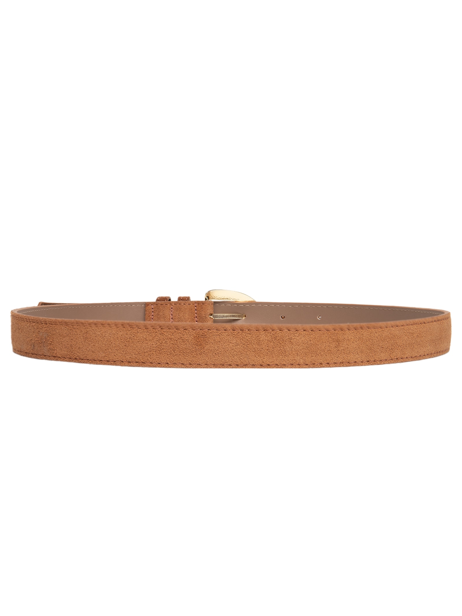 Cinto Feminino Em Couro Marrom Market 33