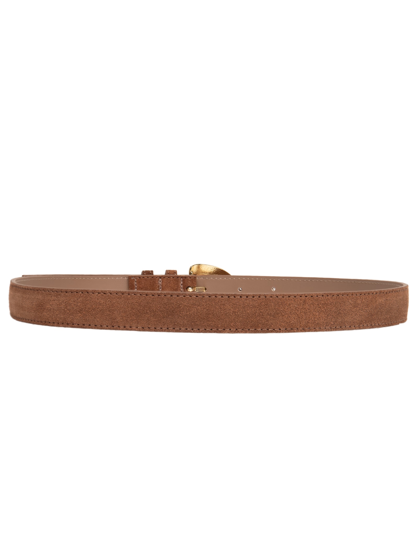 Cinto Feminino Em Couro Marrom Market 33
