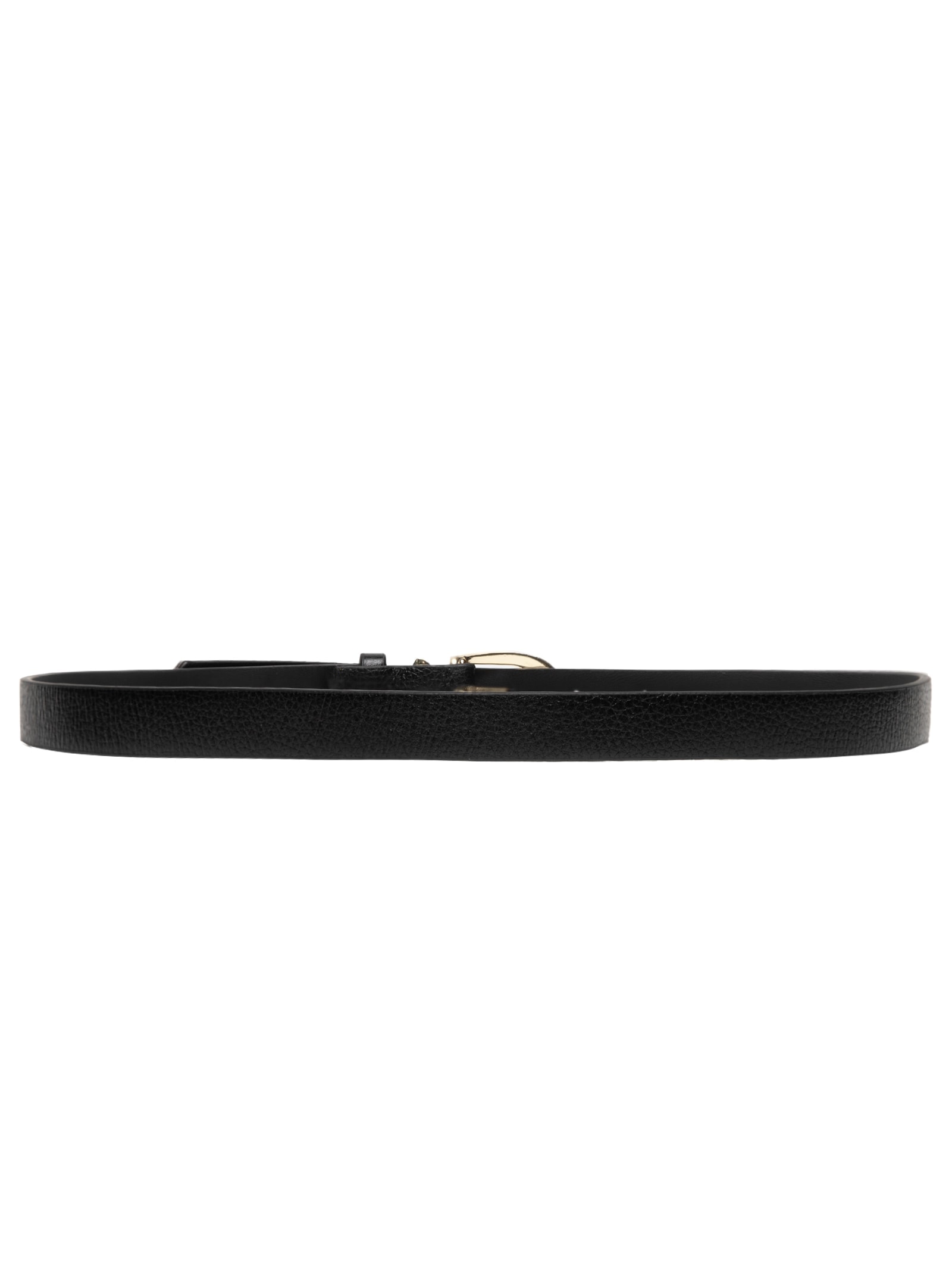 Cinto Feminino Em Couro Preto Market 33