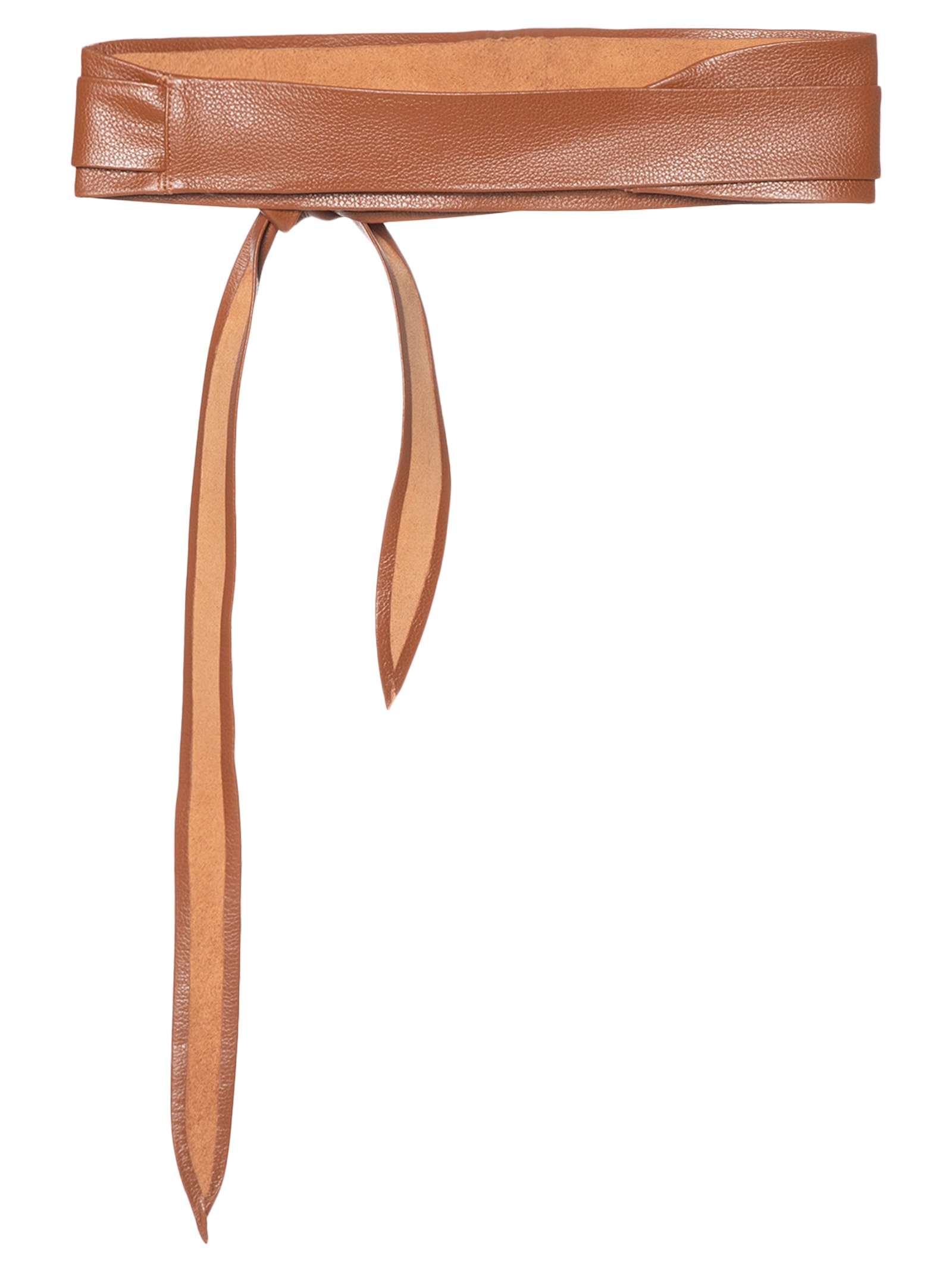 Cinto Feminino Faixa Em Couro Marrom '2Essential