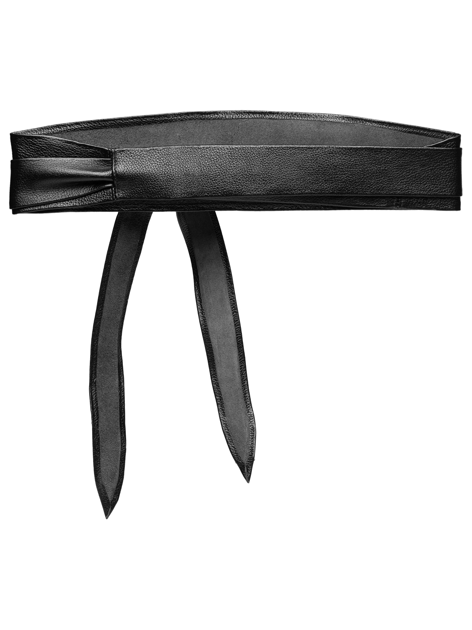 Cinto Feminino Faixa Em Couro Preto '2Essential