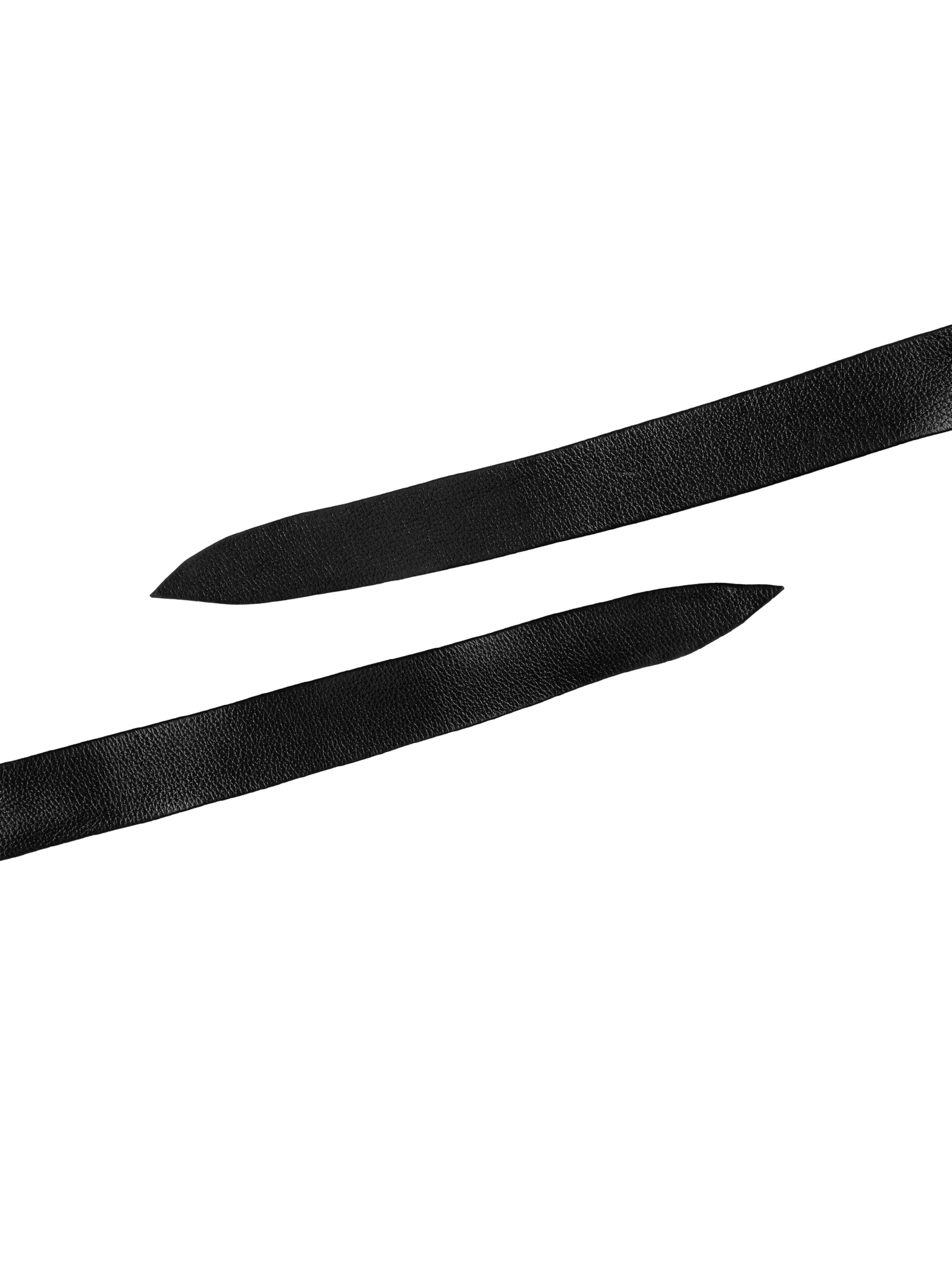 Cinto Feminino Faixa Em Couro Preto '2Essential