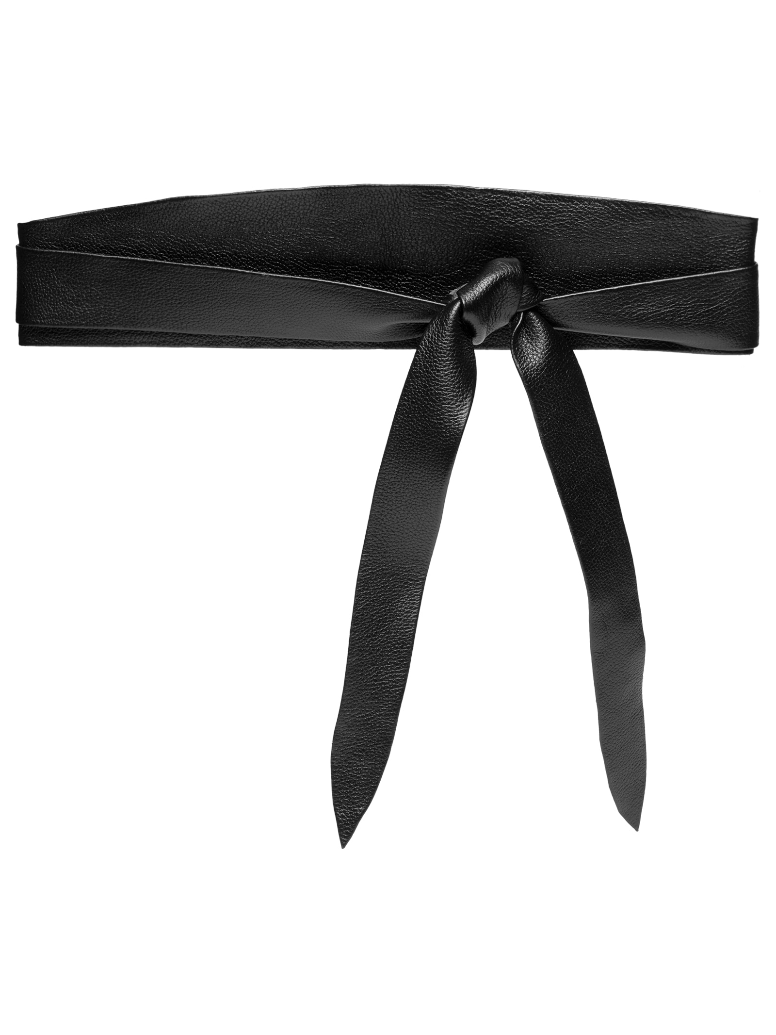 Cinto Feminino Faixa Em Couro Preto '2Essential