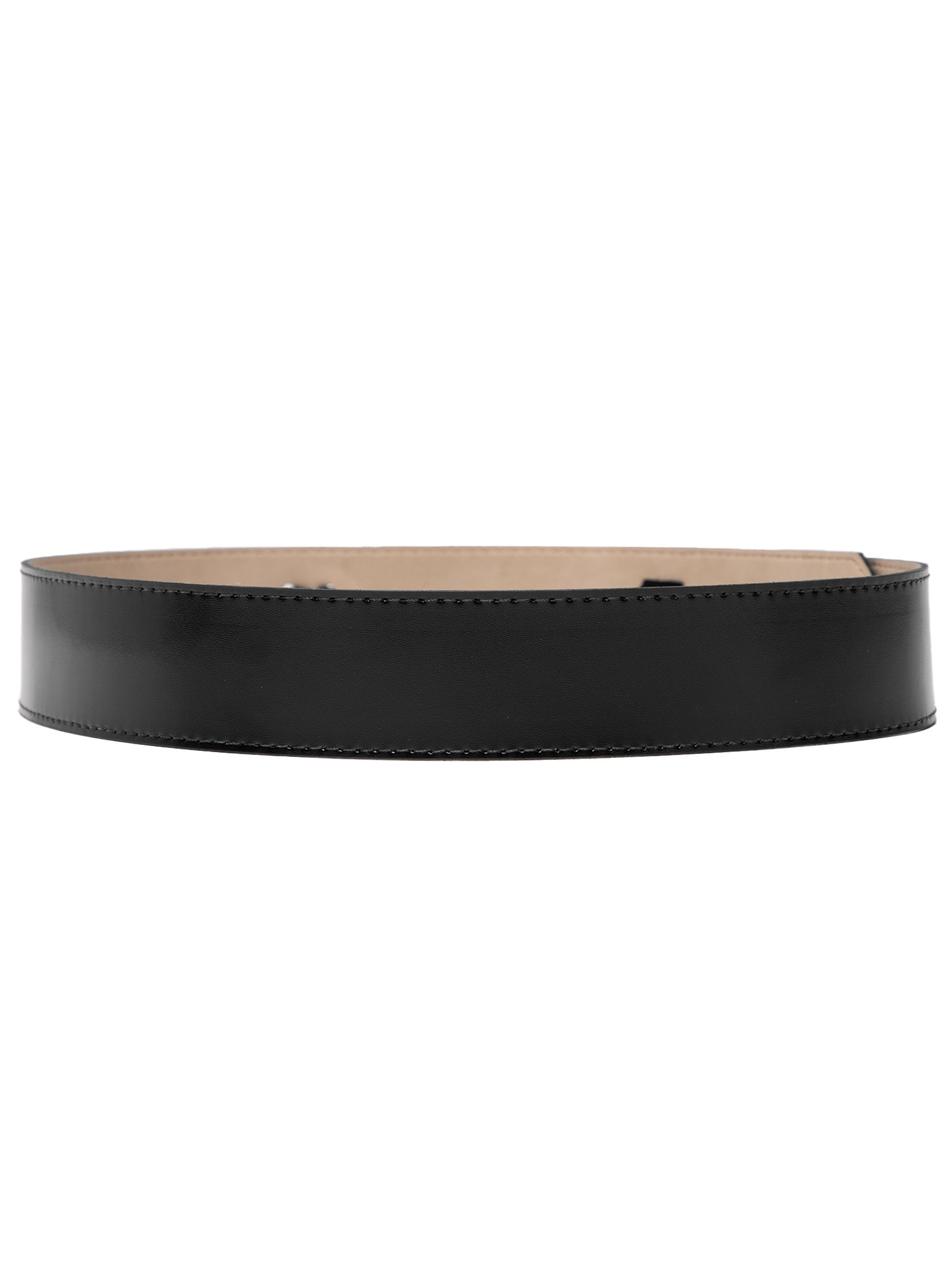 Cinto Feminino Faixa Médio Em Couro Preto '2Essential