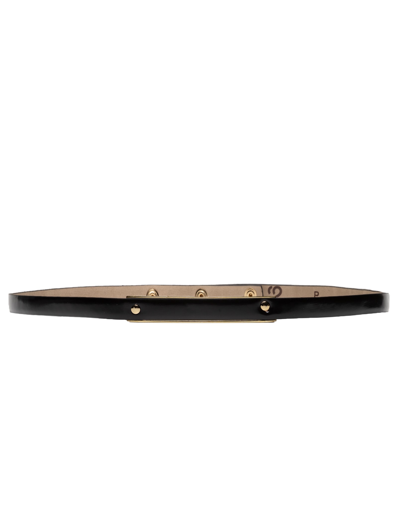 Cinto Feminino Fino Em Couro Fivela Quadrada Furos Animal Print '2Essential