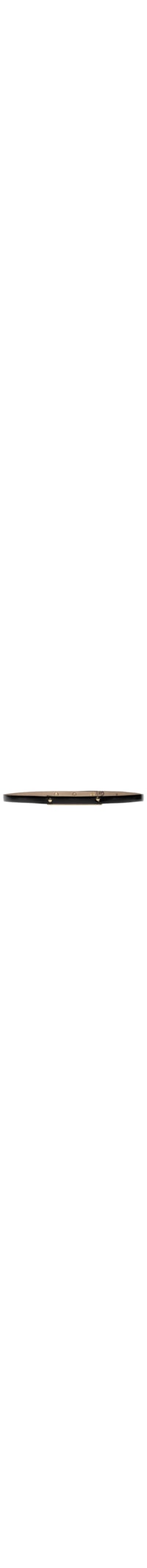 Cinto Feminino Fino Em Couro Fivela Quadrada Furos - Preto