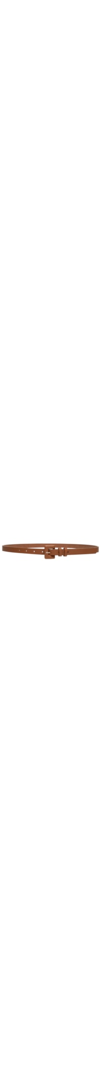 Cinto Feminino Fino Fivela Encapada - Bege