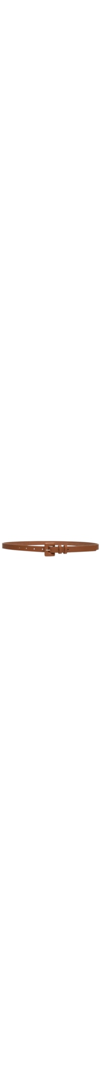 Cinto Feminino Fino Fivela Encapada - Bege