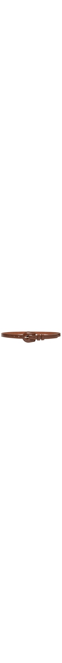 Cinto Feminino Fino Fivela Encapada - Marrom