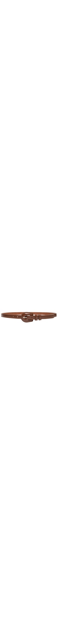 Cinto Feminino Fino Fivela Encapada - Marrom
