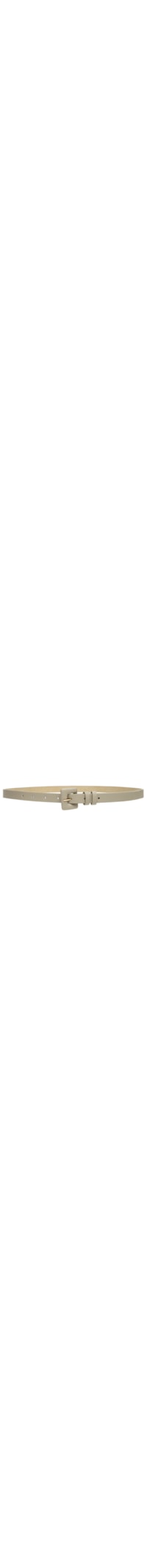 Cinto Feminino Fino Fivela Encapada - Off White